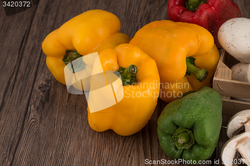 Image of Colored bell peppers