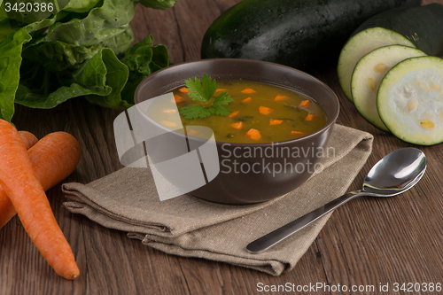 Image of Soup with vegetables