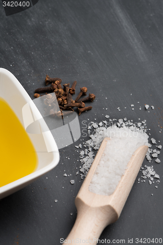 Image of Cooking ingredients for mediterranean cuisine