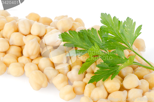 Image of Pile of chickpeas