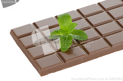 Image of Closeup detail of chocolate