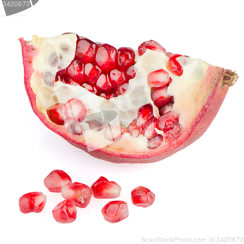 Image of Ripe pomegranate fruit