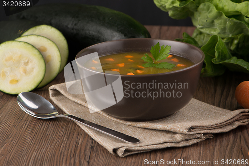 Image of Soup with vegetables