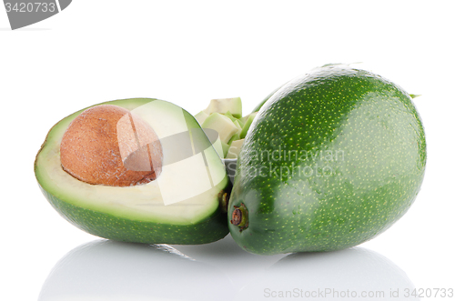 Image of Avocados on white 