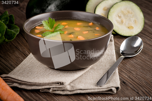 Image of Soup with vegetables