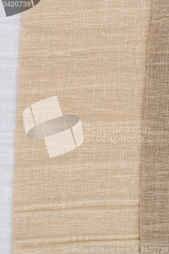 Image of Beige fabric