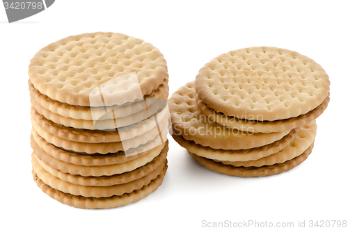 Image of Sandwich biscuits with chocolate filling