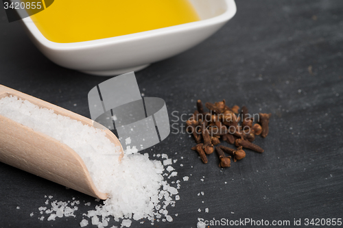 Image of Cooking ingredients for mediterranean cuisine