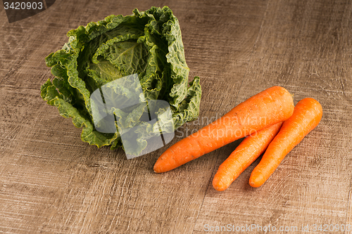 Image of Carrots and green beans