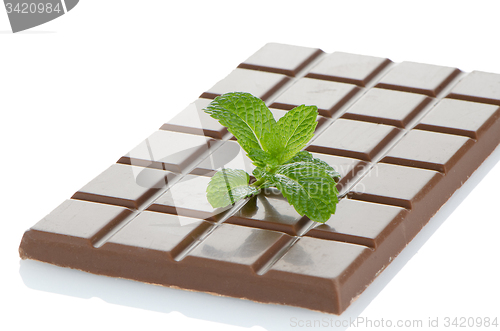 Image of Closeup detail of chocolate