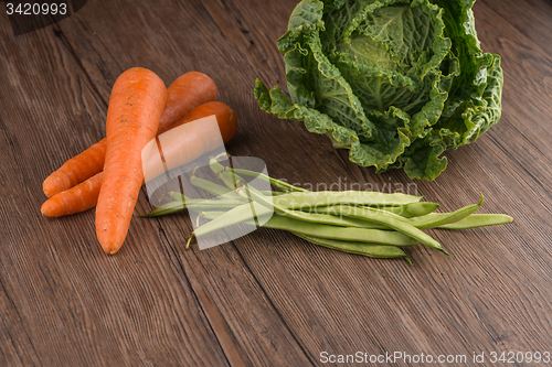 Image of Carrots and green beans