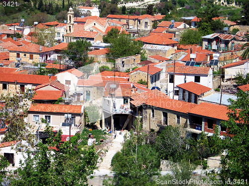 Image of View of Arsos village. Cyprus