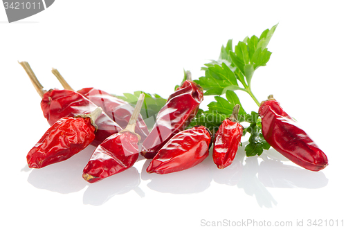 Image of Red chili peppers