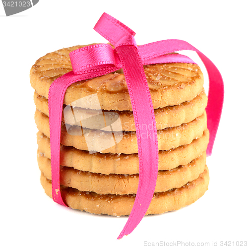 Image of Festive wrapped rings biscuits