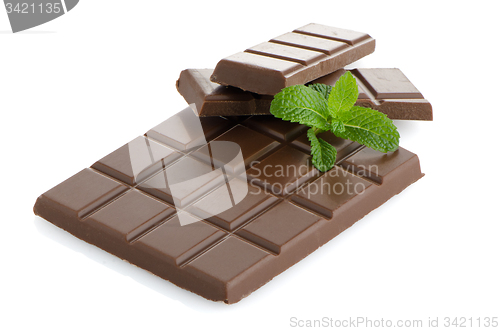Image of Closeup detail of chocolate