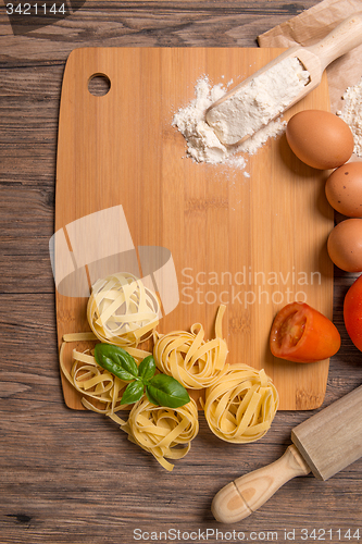 Image of Uncooked italian pasta