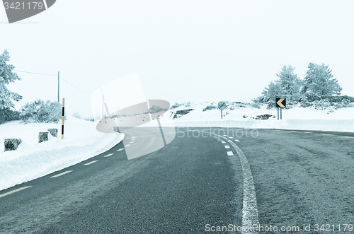 Image of Snowy Road