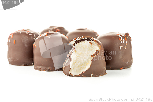 Image of Chocolate coated marshmallows