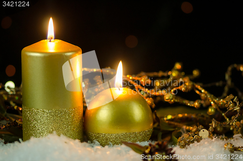 Image of Christmas candles