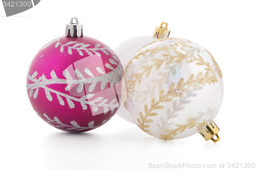 Image of christmas decorative balls