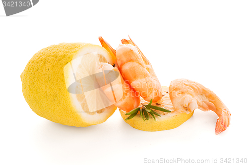 Image of Shrimp with lime