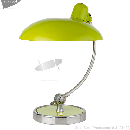 Image of Retro green table lamp