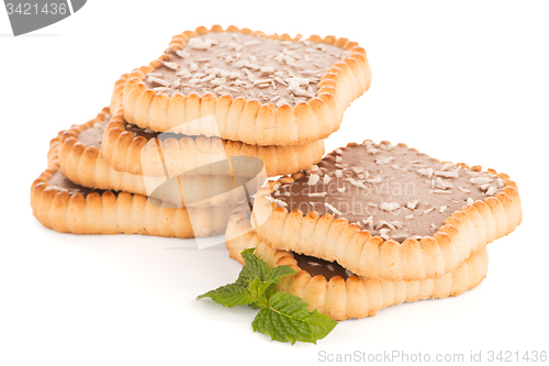 Image of Chocolate and coconut tartlets