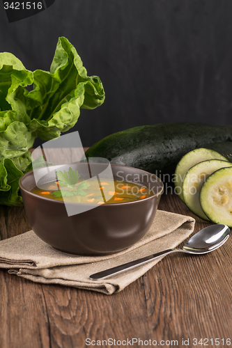 Image of Soup with vegetables