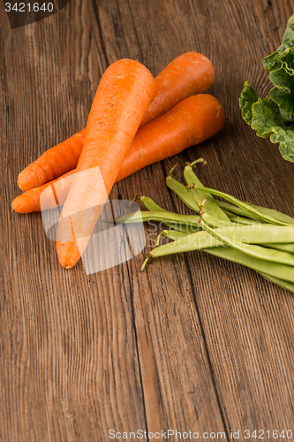 Image of Carrots and green beans