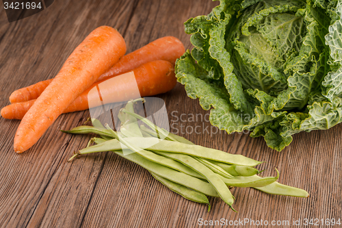 Image of Carrots and green beans