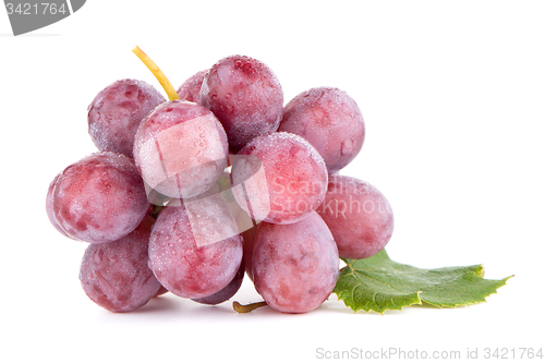 Image of Bunch of red grapes