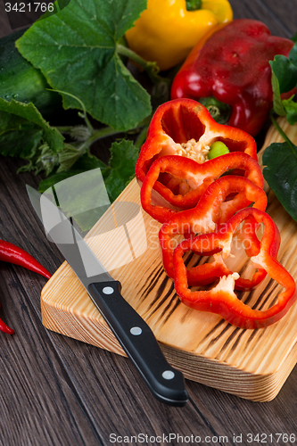 Image of Colored bell peppers