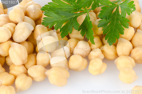 Image of Pile of chickpeas