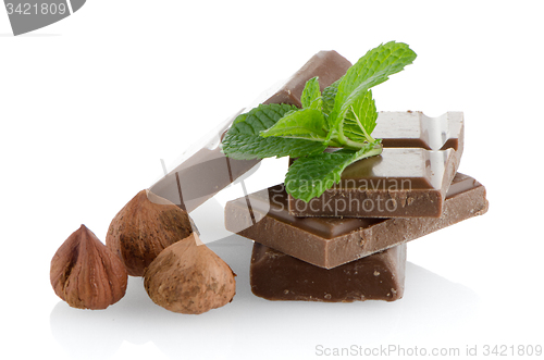 Image of Chocolate Bar with hazelnuts