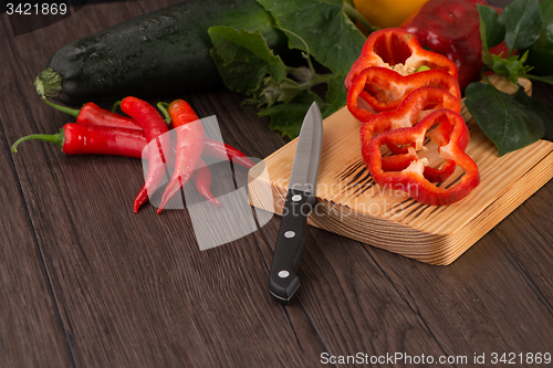 Image of Colored bell peppers