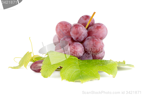 Image of Bunch of red grapes