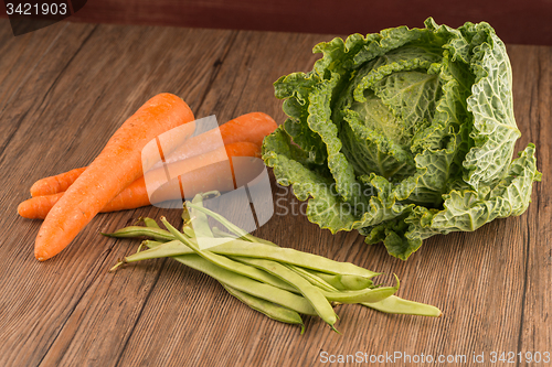 Image of Carrots and green beans