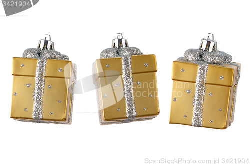 Image of Christmas hanging decorations