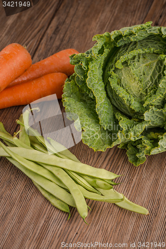 Image of Carrots and green beans