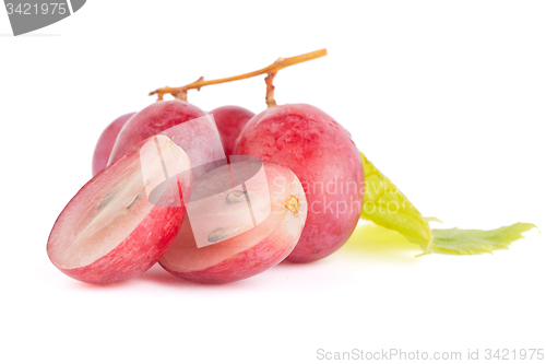 Image of Bunch of red grapes