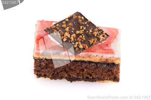 Image of Piece of chocolate cake