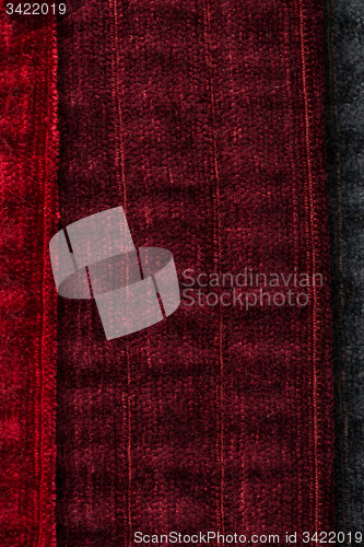 Image of Multi color fabric texture samples