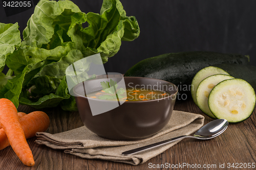 Image of Soup with vegetables