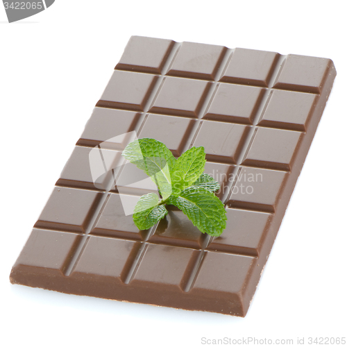Image of Closeup detail of chocolate