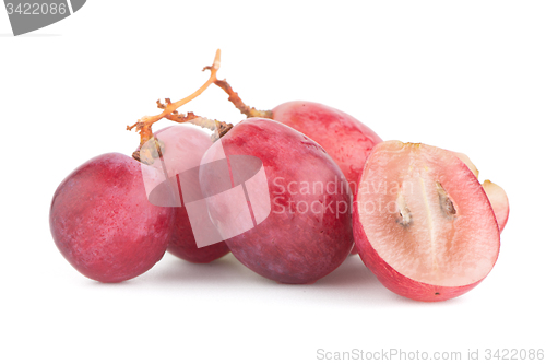 Image of Bunch of red grapes