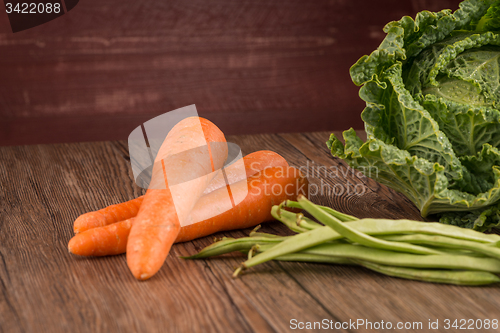 Image of Carrots and green beans