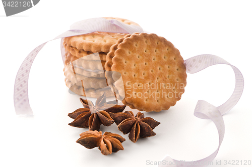 Image of Sandwich biscuits with vanilla filling