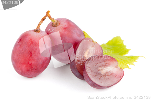 Image of Bunch of red grapes