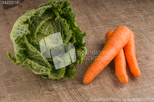 Image of Carrots and green beans