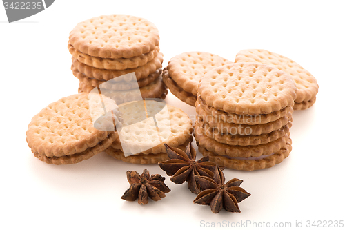 Image of Sandwich biscuits with vanilla filling